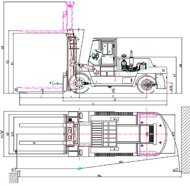 40 Ton Stone Forklift